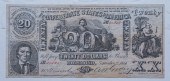 COUNTERFEIT $20 CONFEDERATE NO