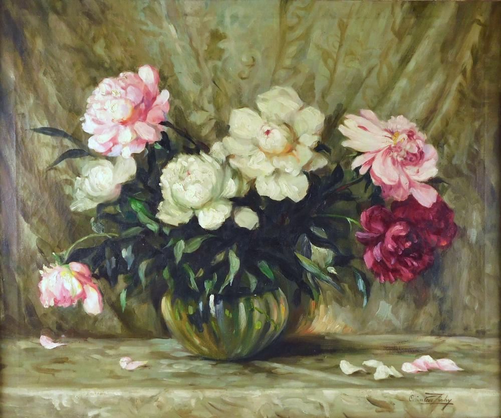 COUNTESS FICHY, OIL ON CANVAS,
