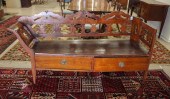 COUNTRY ANTIQUE DAYBED/BENCH,