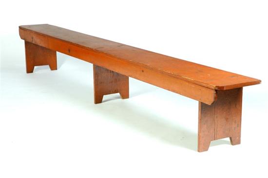COUNTRY BENCH.  American  20th