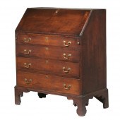 COUNTRY CHIPPENDALE SLANT LID