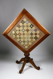 COUNTRY CHIPPENDALE TILT TOP C