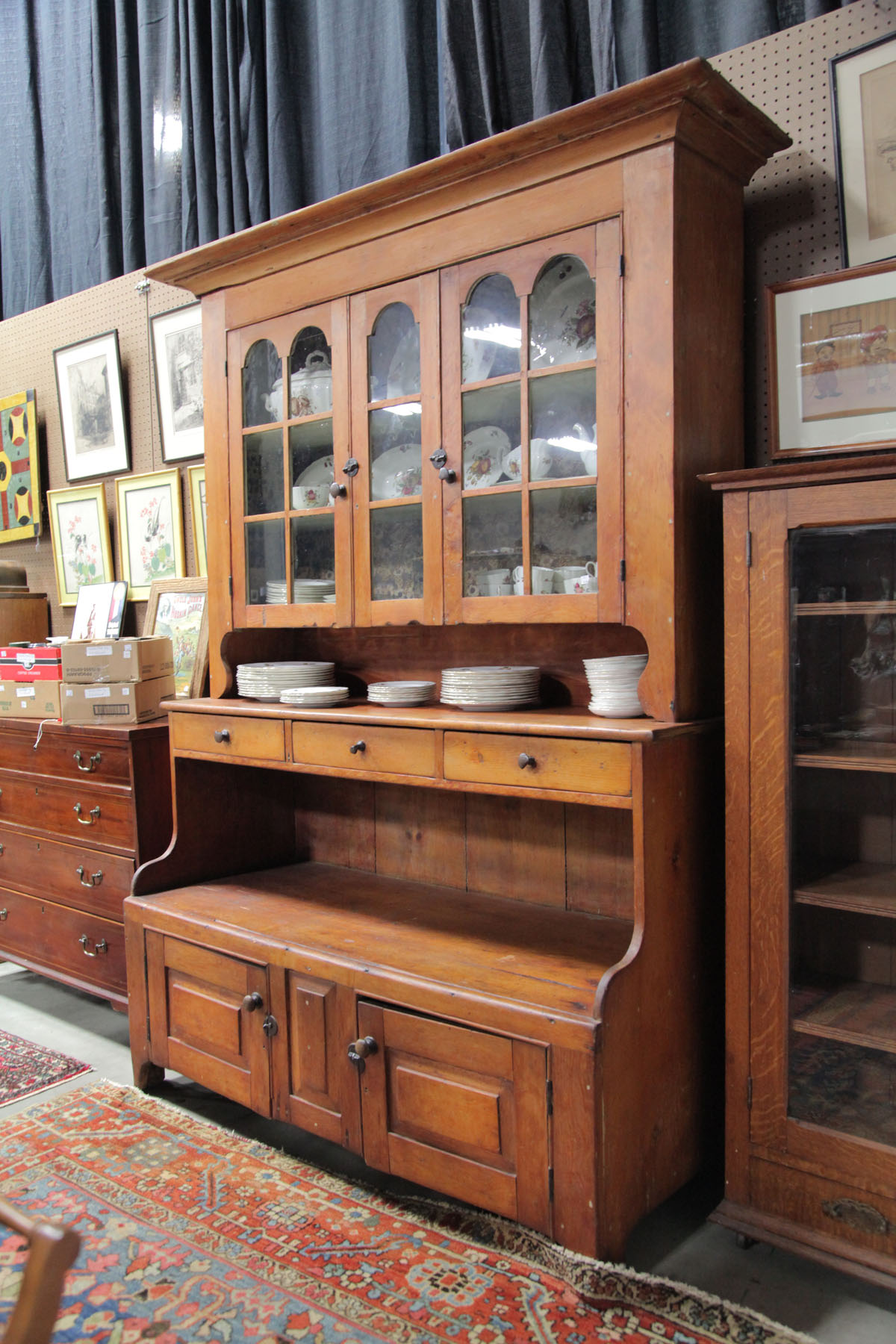 COUNTRY CUPBOARD.  American  late