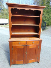 COUNTRY CUPBOARD, TWO DRAWERS