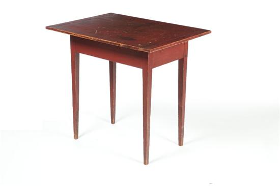 COUNTRY HEPPLEWHITE WORK TABLE. 