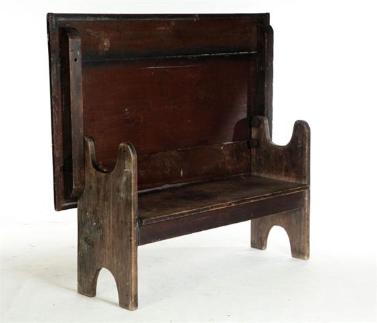 COUNTRY HUTCH TABLE.  American 