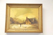 COUNTRY LANDSCAPE PAINTING WIT