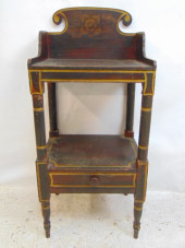 COUNTRY PAINT DECORATED WASHST