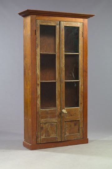 Country Pine Bookcase,  partially
