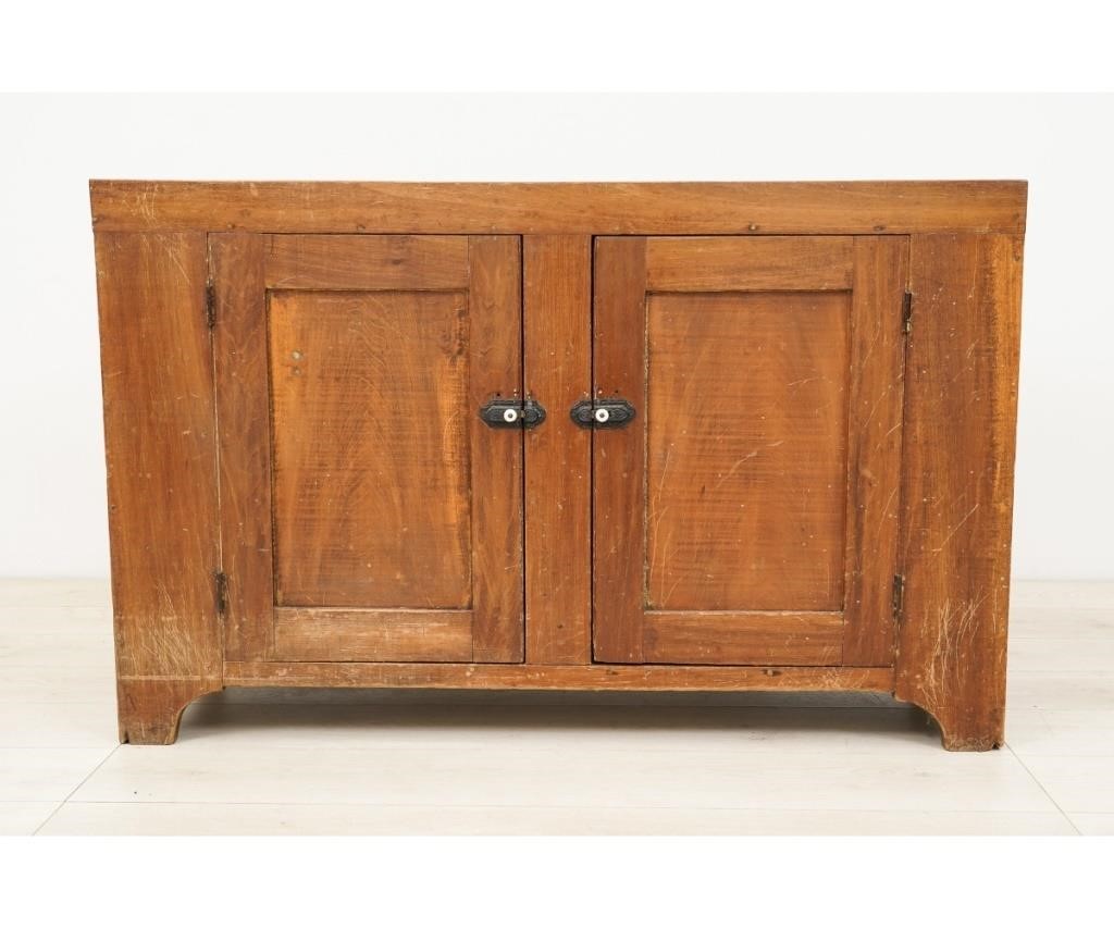 Country pine dry sink, circa