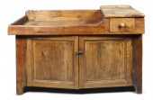 COUNTRY PINE DRY SINK, LATE 19