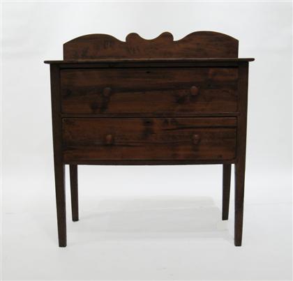 Country pine side table   