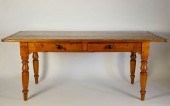 COUNTRY PINE TWO DRAWER WORK T