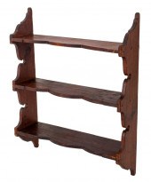 COUNTRY PINE WOOD WALL SHELVES
