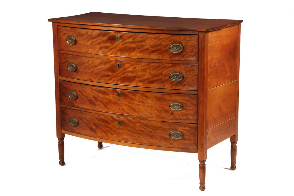 COUNTRY SHERATON DRESSER - Bowfront