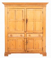 COUNTRY STYLE PINE ARMOIRE, 20