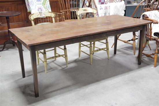 COUNTRY TABLE. Walnut  mortise