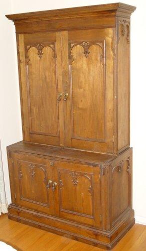 COUNTRY VICTORIAN WALNUT AND
