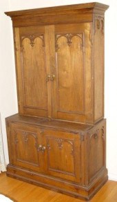 COUNTRY VICTORIAN WALNUT AND B