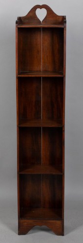 COUNTRY WALNUT DWARF BOOKCASE