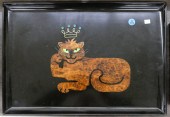Couroc Midcentury Cat Tray- 13