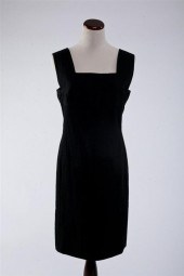 COURR?GES BLACK COTTON RIBBED