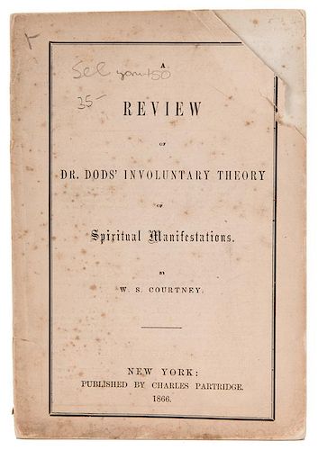COURTNEY, W.S. A REVIEW OF DR.