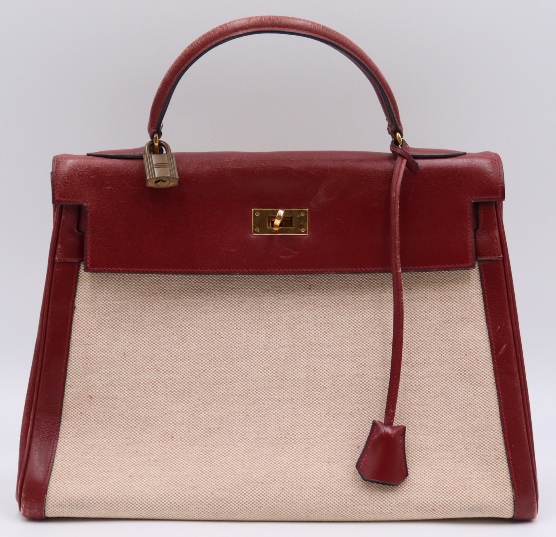 COUTURE. HERMES TOILE KELLY SELLIER