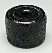 Coventry blown glass inkwell,