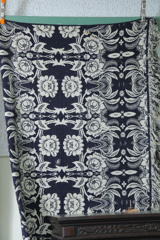 COVERLET. Two part  floral and