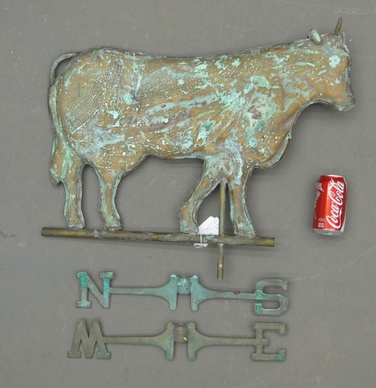 Cow weathervane.