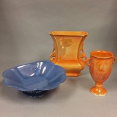 COWAN ART POTTERY TWO-HANDLED