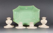 Cowan Pottery footed centerbow