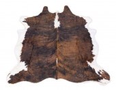 COWHIDE, MOSTLY BROWNISH BLACK