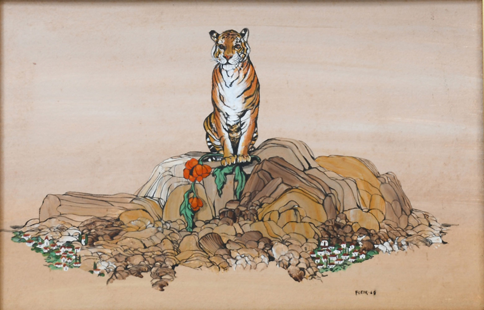 COWLES, Fleur, (American/Spanish,