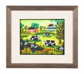 "COWS IN THE FRONT YARD" FOLK