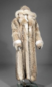 COYOTE FULL LENGTH HOODED COAT