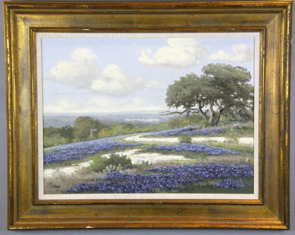 C.P. Montague Oil Painting on