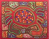 CRAB MOLA TEXTILE, PANAMACRAB