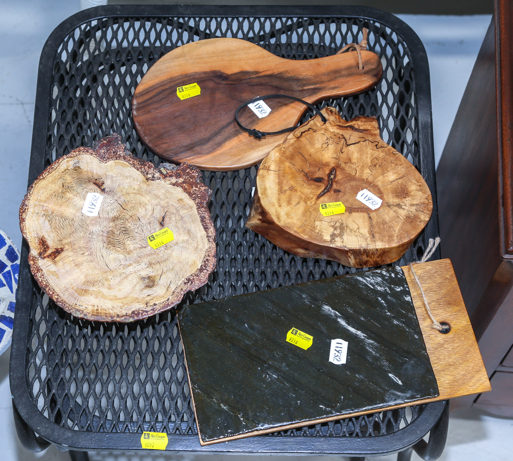 CRAFT WOOD TRIVETS & STONE