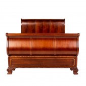 CRAFTIQUE MAHOGANY QUEEN-SIZE