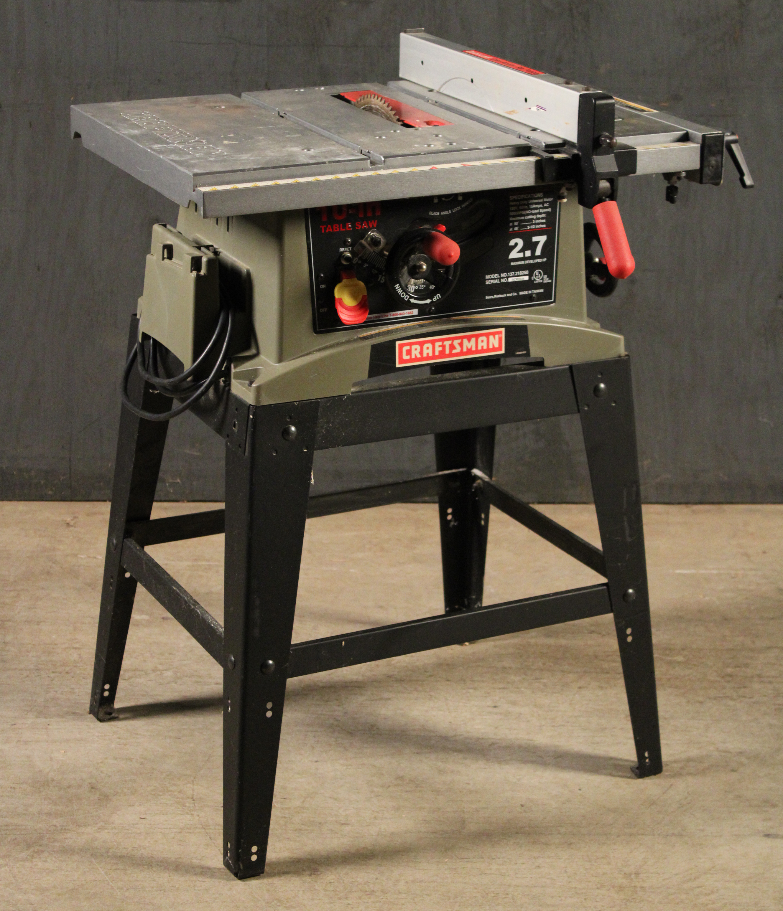 CRAFTSMAN 10 INCH TABLE SAW
