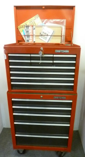 CRAFTSMAN 15 DRAWER ROLLING TO