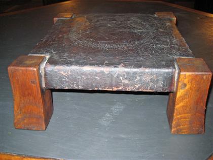 Craftsman Oak leather covered