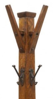CRAFTSMAN STYLE OAK HALL TREE