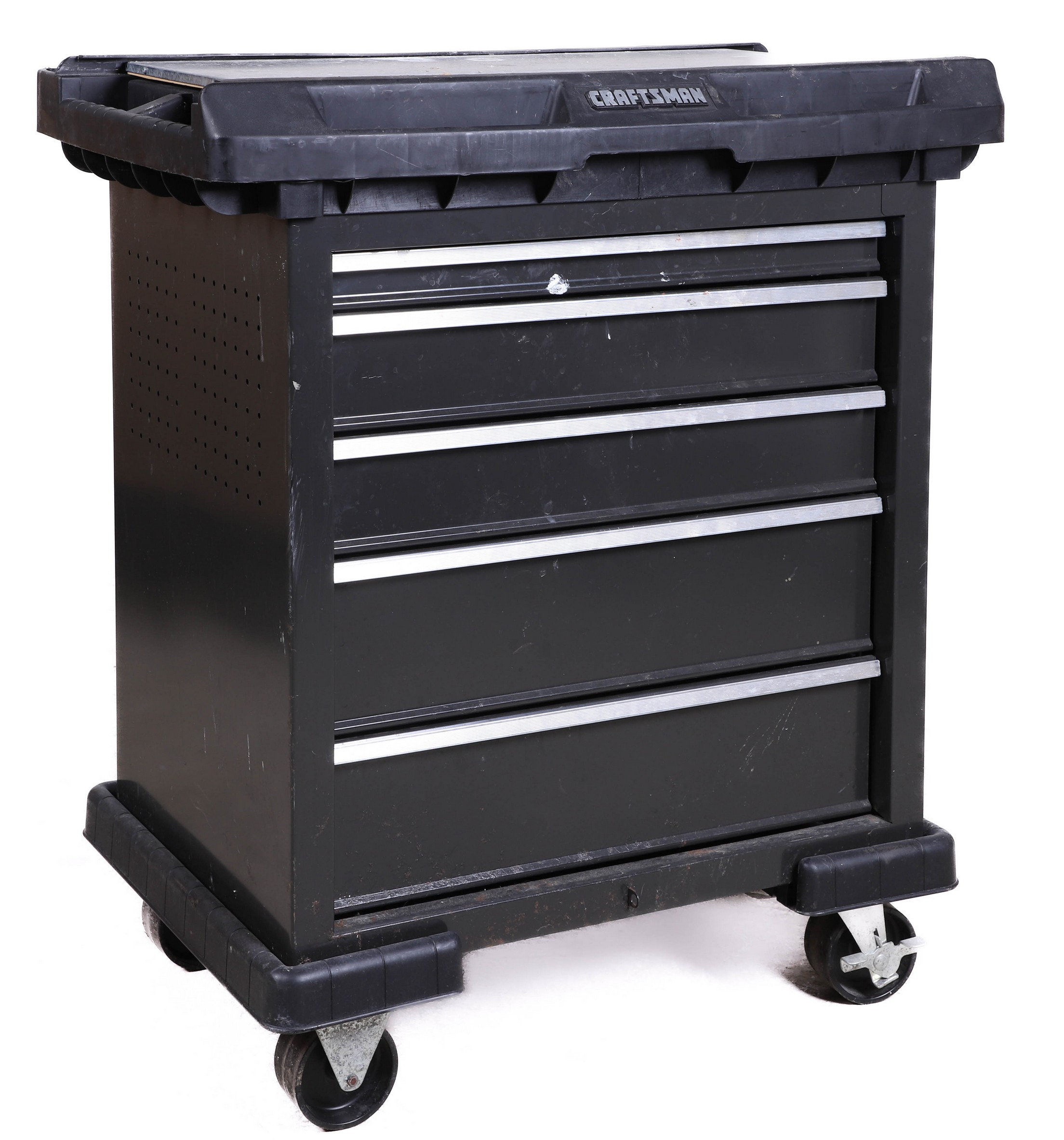 Craftsman tool cart, holders around