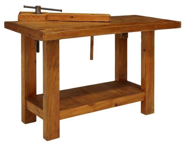 CRAFTSMAN'S PINE WORKBENCH