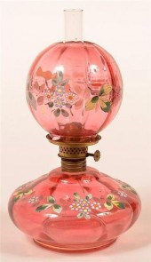 CRANBERRY GLASS MINIATURE FLUI