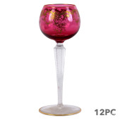 CRANBERRY RED CRYSTAL STEM WIN