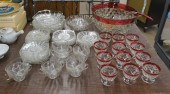 CRANBERRY-TO-CLEAR GLASS PUNCH